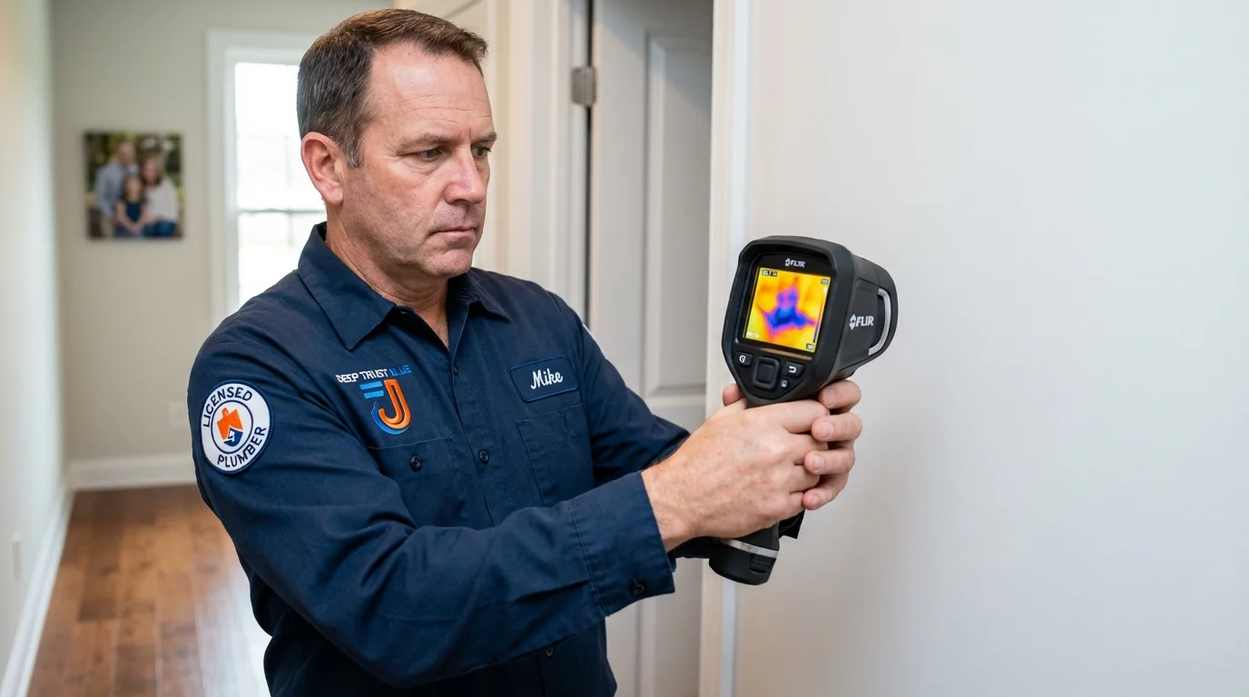 Thermal imaging leak detection by Johns Plumbing LLC in Sunray